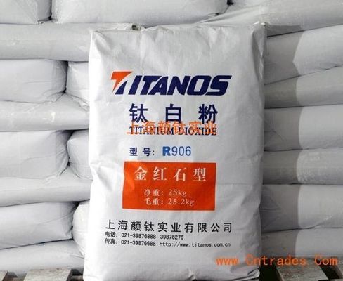 Bột màu CAS 1317-80-2 Rutile Tio2 không cháy cho ngành công nghiệp gốm sứ